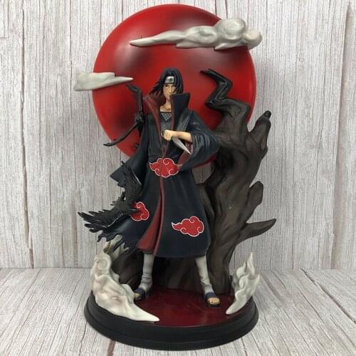Japan Anime GK Akatsuki Itachi The moon can shine PVC Figure Figurine 36cm Toy Model Statue New With Box