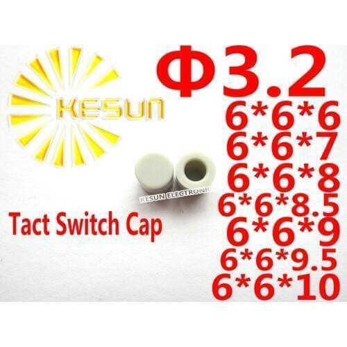 1000PCS GREY Cap For 6X6 Tact Switch Push button Switch Micro Switch