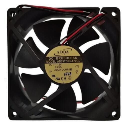 DC12V 0.25A AD0912HB-A70GL 9CM 9225 Power fan 6 Month Warranty