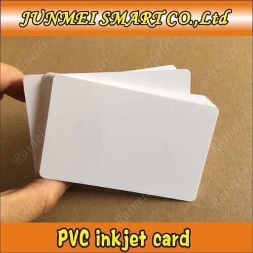 4600pcs high Quality PVC card for CANON/EPSON Printable Inkjet Premium Blank PVC ID Card 85.5x54mm