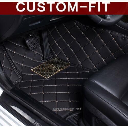Custom fit car floor mats for Porsche Cayenne SUV 911 Cayman Macan Panamera 3D car styling heavy duty carpet floor liner
