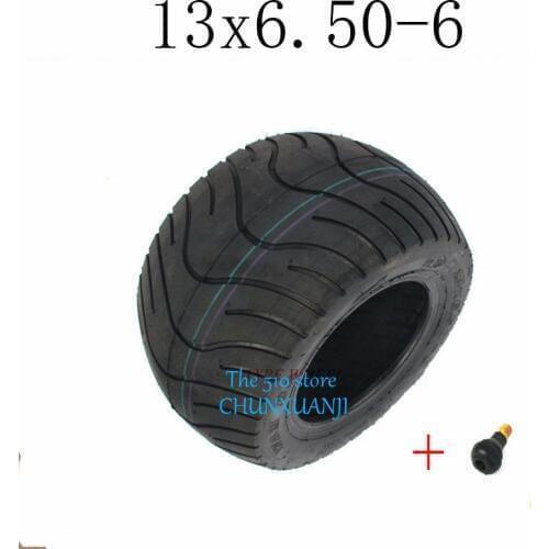High Performance 13x6.50-6 Tubeless Tyre Vacuum Tire for ATV QUAD Golf Buggy Mower Go-kart Lawnmowers