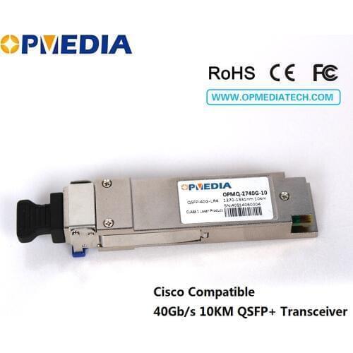 Free shipping!40G 1271-1331nm 10km QSFP+ transceiver,4x10G QSFP+ optical module,40Gb/s QSFP+ LR4 transceiver,4 cwdm lanes