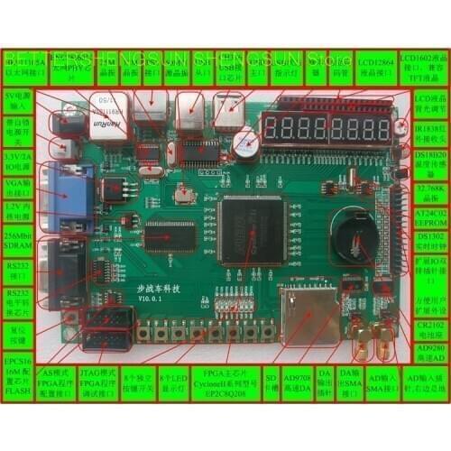 Free shipping Altera fpga board learning DSP DAAD usb FIR DDS DUC