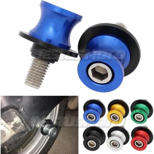 Motorcycle M10 Swingarm Spools Slider Stand Screws For Kawasaki ZX6R ZX10R Z750 Z1000 ER6N Z250 Ninja 300 ER6F Vulcan S650