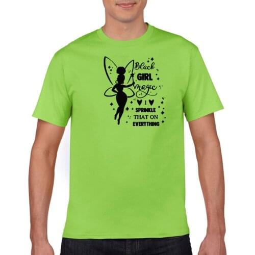 Maycaur mens short sleeve T-shirt Fashion Top Black girl '90s Tumblr humor Harajuku pattern