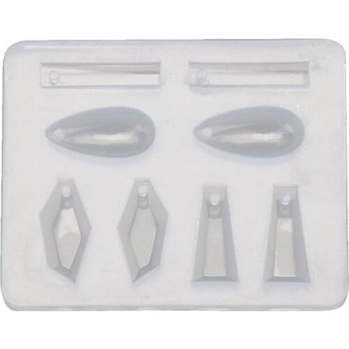 Irregular Pendant With Holes Earrings Neckalce Resin Mold Jewlery Making Tools