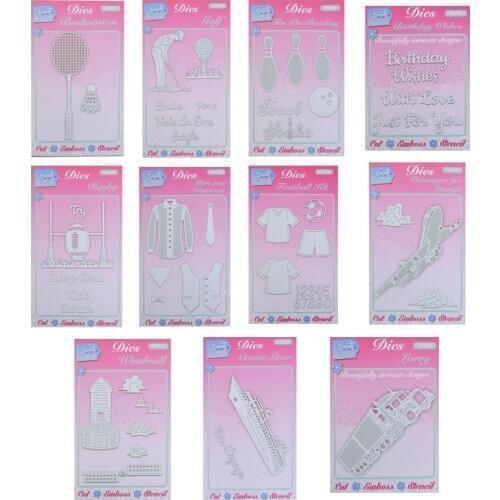 CH 2020 New Ball games Metal Cutting Dies Stencils for DIY Scrapbooking/photo Album stamps Decorative Embossing DIY Paper Card