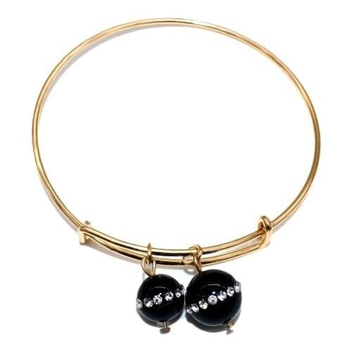 ALX00440 euramerican style of the new high quality natural stone crystal pendant bracelet bangles manufacturers selling