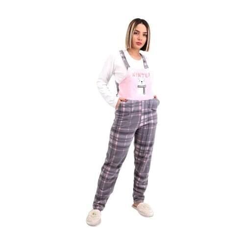Winter Patterned Salopet Very Cute Pajamas Jumpsuit