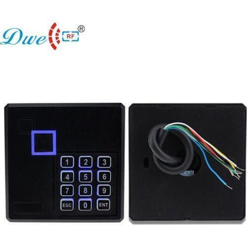 DWE CC rf access control card readers 13.56mhz 12V keyboard NFC proximity gate rfid reader