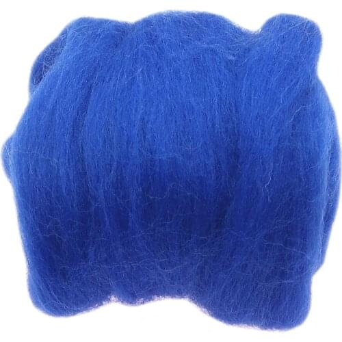 Handmade 10g Wool Materials Roving Fibre For Needle Felting Crafting Doll Making