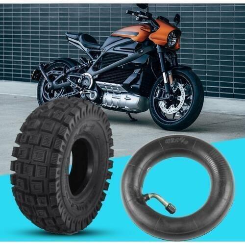Replacement Tire Inner Tubes 4.10/3.50-4 with Heavy Duty Bent Valve Stem for 47cc 49cc ATV Quad