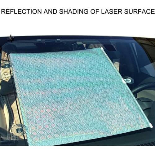 Car Windshield Sunshade Cover Automatic Retractable Sunblind Sun Protection for Car Front Window Windshield Sun Shade Blinds