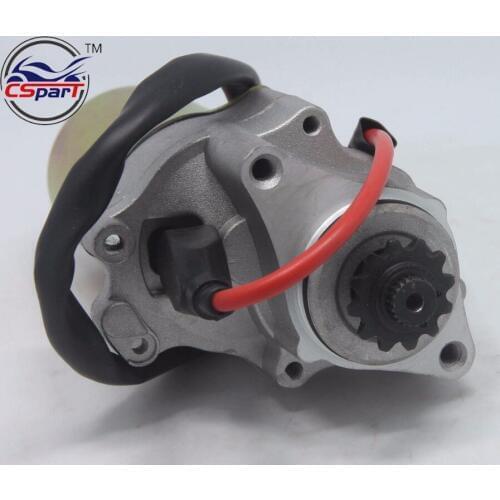 2 Bolt Lower Electric Starter Motor for 50cc 70cc 90cc 110cc 125cc Dirt Pit Bike Atv Quads Go Kart Buggy 4-Stroke Engine