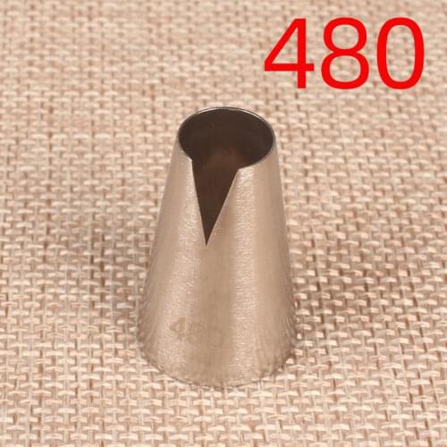 480# Small Number Santana Dumpling Cream Decorating Mouth 304 Stainless Steel Baking Lace DIY Cake Tool