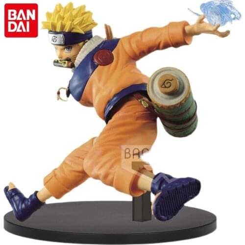 Bandai Naruto Anime Figure Uzumaki Naruto Rasengan Scroll Genuine Model Collection Ornaments Anime Peripherals Children Toys