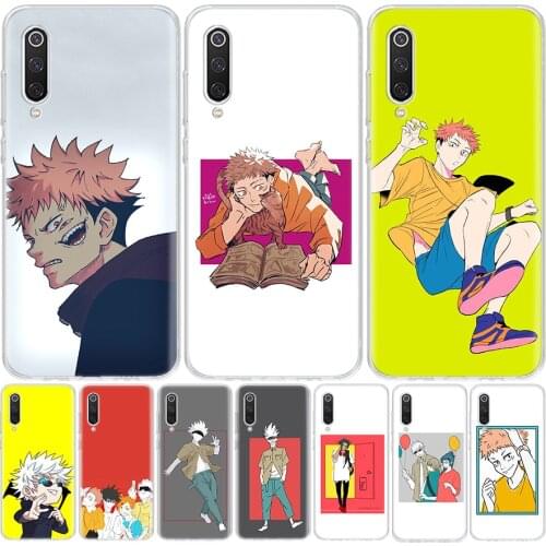 Hot Jujutsu Kaisen Anime Phone Case For Xiaomi Mi 11 9 8 A3 A2 A1 CC9 E 9T 10T Note 10 Lite F2 Pro F3 X3 6X 5X F1 Coque Cover