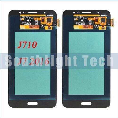 Super AMOLED For Samsung Galaxy J7 J710 2016 J710FN J710F J710M J710Y Screen Display with Touch Screen Digitizer Assembly