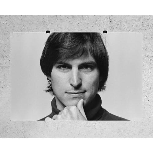 H070 Steve Jobs RIP Think Different Great Inventor Wall Sticker Silk Poster Art Home Decoration