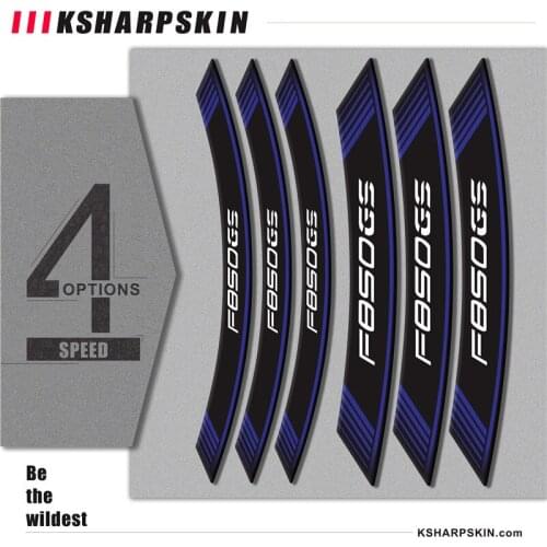 Creative transformation motorcycle sticker accessories tire wheel reflective decorative decal for BMW F850GS