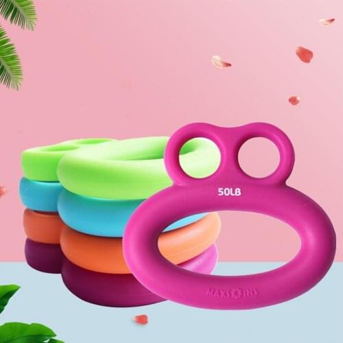 Lightweight Hand Cramps Recovery Grip Resistance Finger Ring Silicone Finger Stretcher Ring Grisp Effortless for Adult