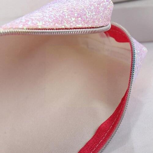 Cute Pencil Cases Shiny Stationery Kawaii Square Pen School Colorful Bags Pouch Student Storage Case Capacity Large Suppli B0Z9