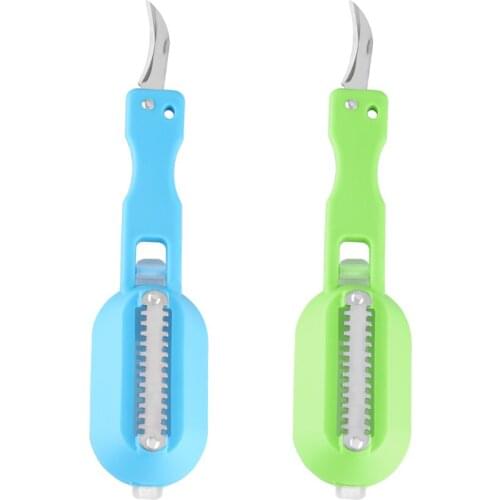 Multipurpose Home Clean Convenient Scraping Scale Kill Fish With Knife Machine Eco-Friendly Kitchen Cooking Tool