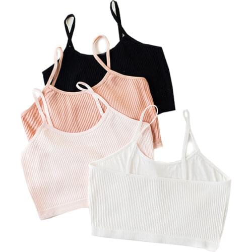 2020 new girls bras teenage women camisole girls training bras underwears tops for girls