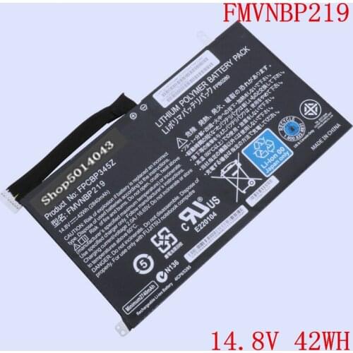 New Original black Laptop Li-ion replace Battery FMVNBP219 FPCBP345Z for FUJITSU U572 U552 UH572 UH552 series 14.8V 42WH 2840mAh
