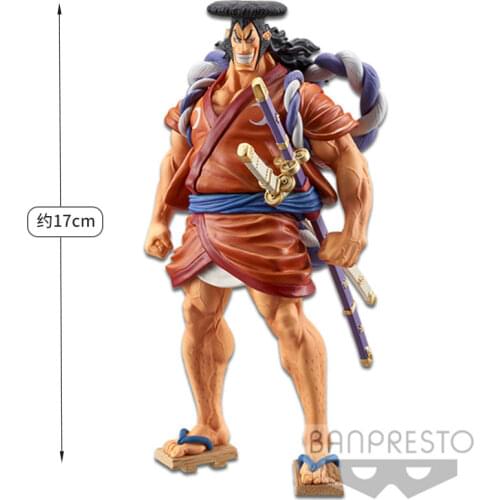 Original Banpresto One Piece OP DXF Kozuki Oden Figure Toy Model Anime Figurals