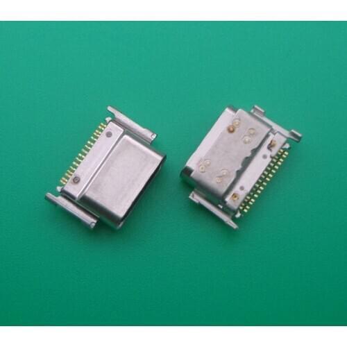 10PCS/LOT Type C USB Connector Charging Port Socket For LG k50s Dock Port Repair Parts Replacement
