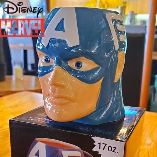Disney Marvel Series American Team Cup Student Home Trend The Same Personality Funny Fun Water Cup
