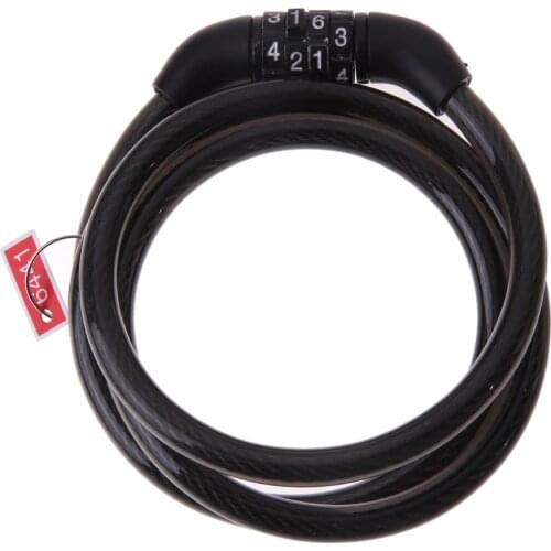 Universal Bike Bicycle Cycling Security Coded Lock Steel Chain Cable