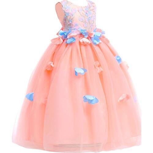 High quality 2018 Tulle Flower dress for Teen girls Flower Girl Dresses for Weddings and Party First Communion Dresses For Girls