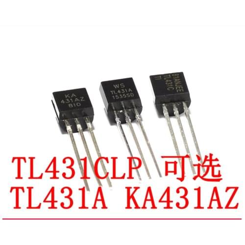 10pcs New KA431AZ TL431A TL431CLP AZ431AZ AZ431BZ straight plug TO92 DIP
