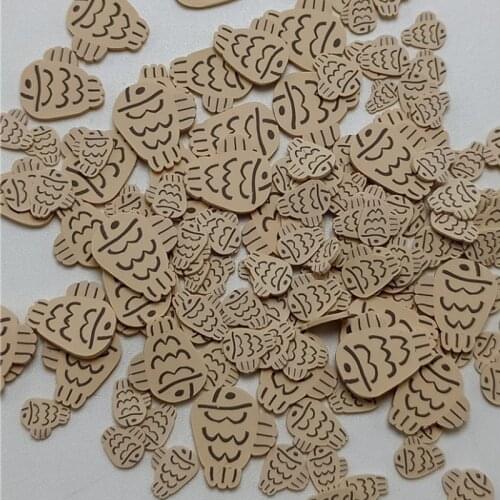 100g Korean Hot Sea Bream Slices Polymer Hot Clay Sprinkles for DIY Craft Nail Art Decoration Tiny Cute plastic klei Accessories