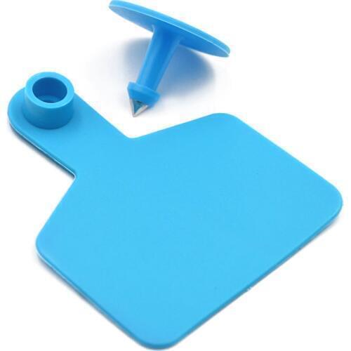 100 Pcs Livestock Cow Cattle Ear Tags TPU Boutique Identification Ear Laser Earrings Animal Supplies