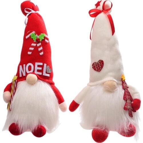 2021 Faceless Doll Merry Christmas Decorations For Home Ornament Happy New Year 2022 Tree Hanging Ornament Doll Christmas