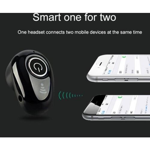 2021 In-Ear Mini Invisible Ture Wireless Earphone Bluetooth Headphone Handsfree Stereo Headset Earbud With Microphone