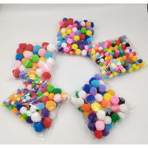 8/10/15/20/25/30 Pom Pom Multicolor Fluffy Soft Pompom Furball Handmade for DIY Crafts Home Decor Sewing Supplies
