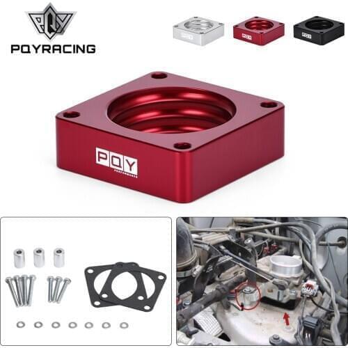 Aluminum Throttle Body Spacer For 91-06 Jeep Wrangler TJ YJ Cherokee XJ 2.5L/4.0L Engine Gas MJ w/ Gasket 1" Raise Manifold Carb