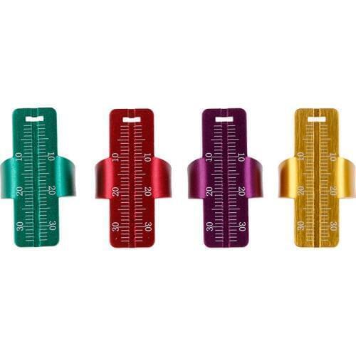 Teeth Whitening Stainless Steel Dental Finger Ruler Equipment Dentist Endodontic Span Measurement Scale Gauge Instrument Tool