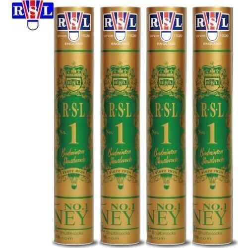 Free ship Original RSL shuttlecock RSL NO.1badminton Shuttlecock top grade duck feather shuttlecock for tournament 5dozens/lot