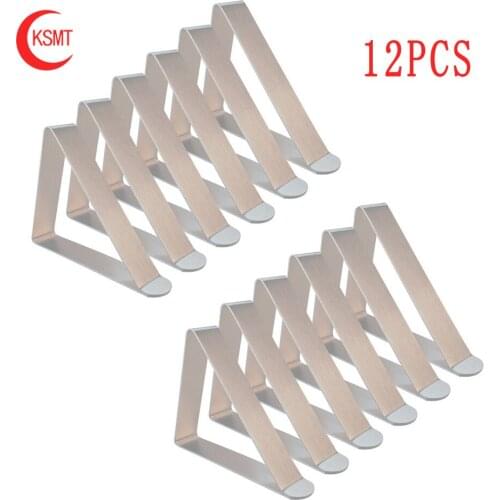 Stainless Steel Tablecloth Tables Cover Clip Holder Cloth Clamps Picnic Wedding Party Promenade Home Garden Supplies