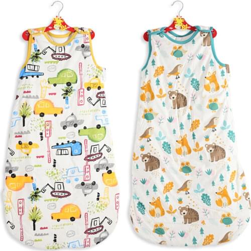 Cartoon Baby Sleeping Bags Cotton Children Envelope Sleepbags for Winter Warm Soft Sleep Sacks for Kids Boys Girls Sleeping Bag