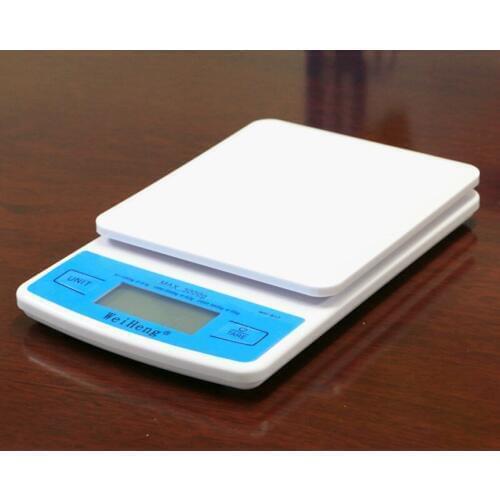 3kg 0.5g Mini LCD Electronic Scale 1kg 0.1g Professional Green Backlight Digital Pocket Scales Kitchen Food Weighing Balance
