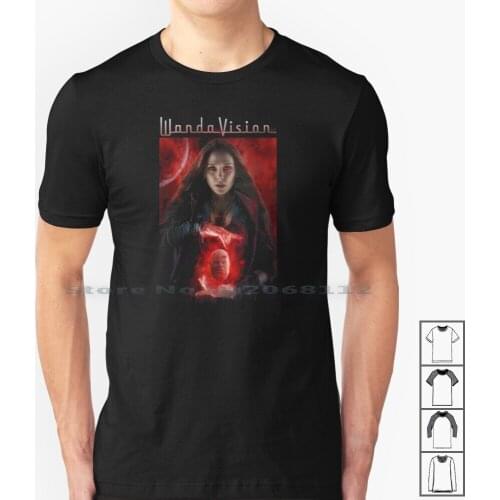Wandavision T Shirt 100% Cotton Wandavision Wanda Series Sitcom Comedy Hero Heroes Elizabeth Olsen Spooktacular Evan Peters Nosy
