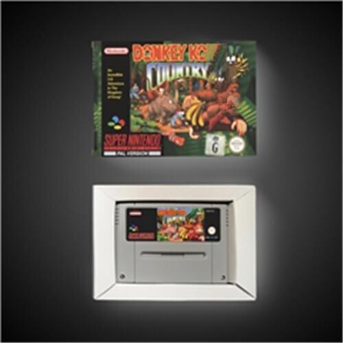 Donkey Country Kong - EUR Version RPG Game Card Battery Save with Retail Box
