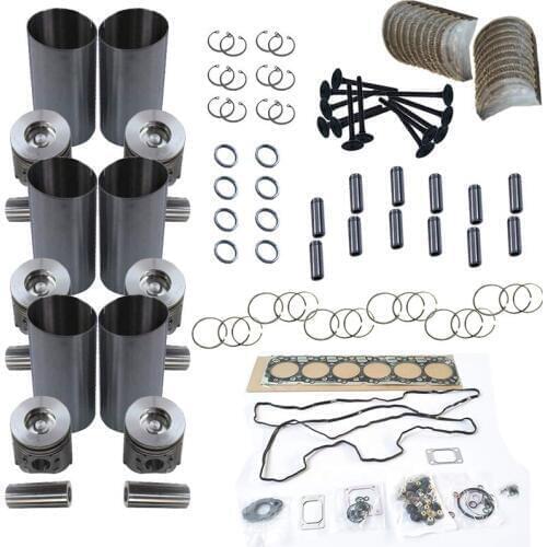 S6K S6KT Overhaul Rebuild Kit for Engine 320C E200B Excavator digger parts